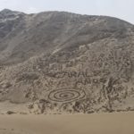 Géoglyphe en spirale pour les 25 ans de Caral