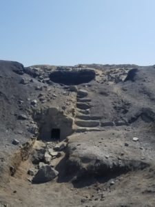 L'arrière du temple de las Aldas