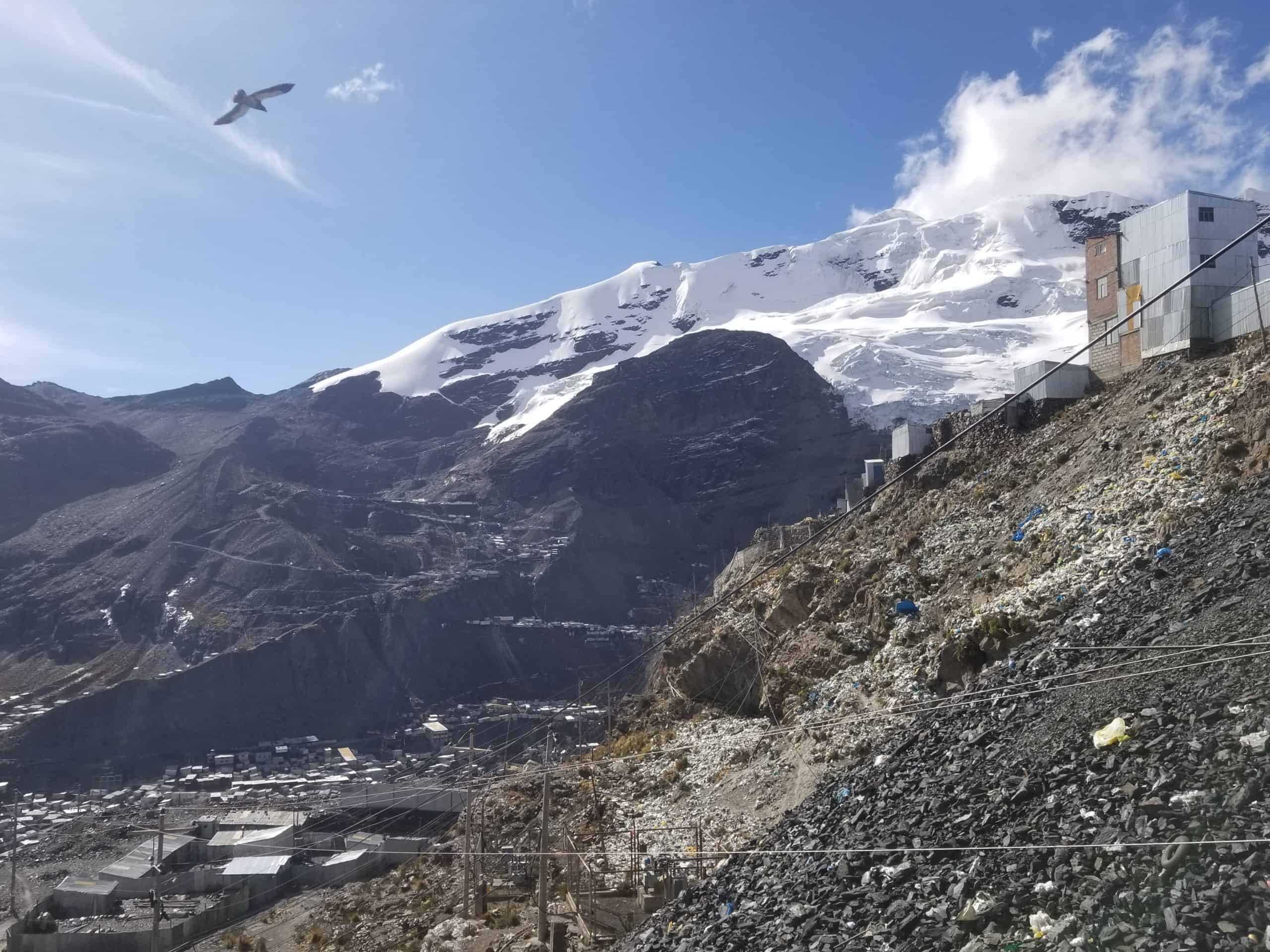 Rinconada Puno vue sur montagnes