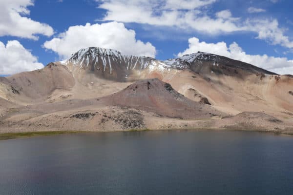 Troisième lagune du tour des trois lagunes au Sajama, Bolivie