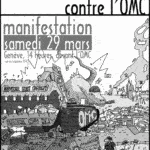 affiche manifestation contre l'OMC