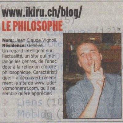 La philosophie mène à la gloire