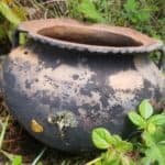 Chachapoyas Vase trouvé sur le chemin de Guishoc