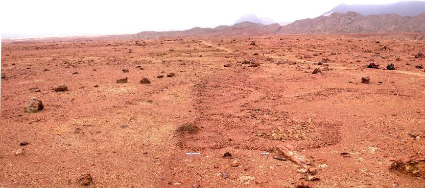 Géoglyphe forme inconnue Santo Domingo