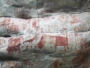 Lire la suite à propos de l’article Les peintures rupestres d’El Raudal du Guaviare en Colombie
