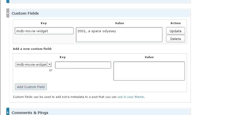 Lumière movies screenshot custom fields