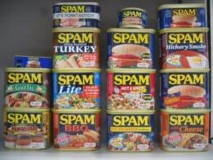 Boites de spam