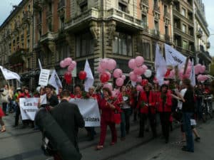 Cortège de femmes socialistes