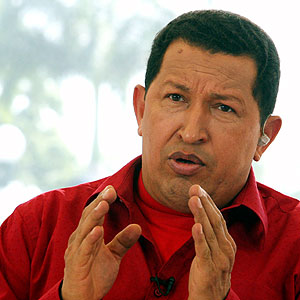 Chavez, président du Venezuela
