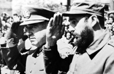 photo El Tiempo: Pinochet et Castro